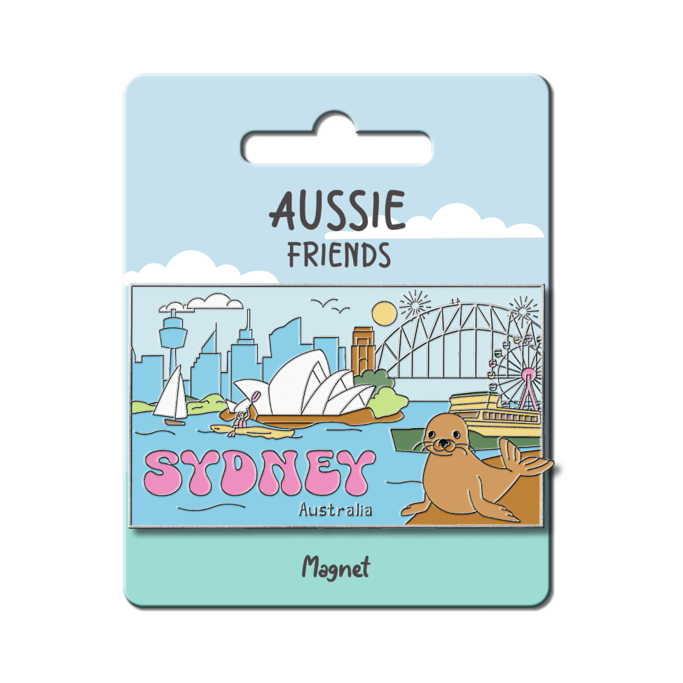 Ozzy Friends Sydney Skyline Fridge Magnet