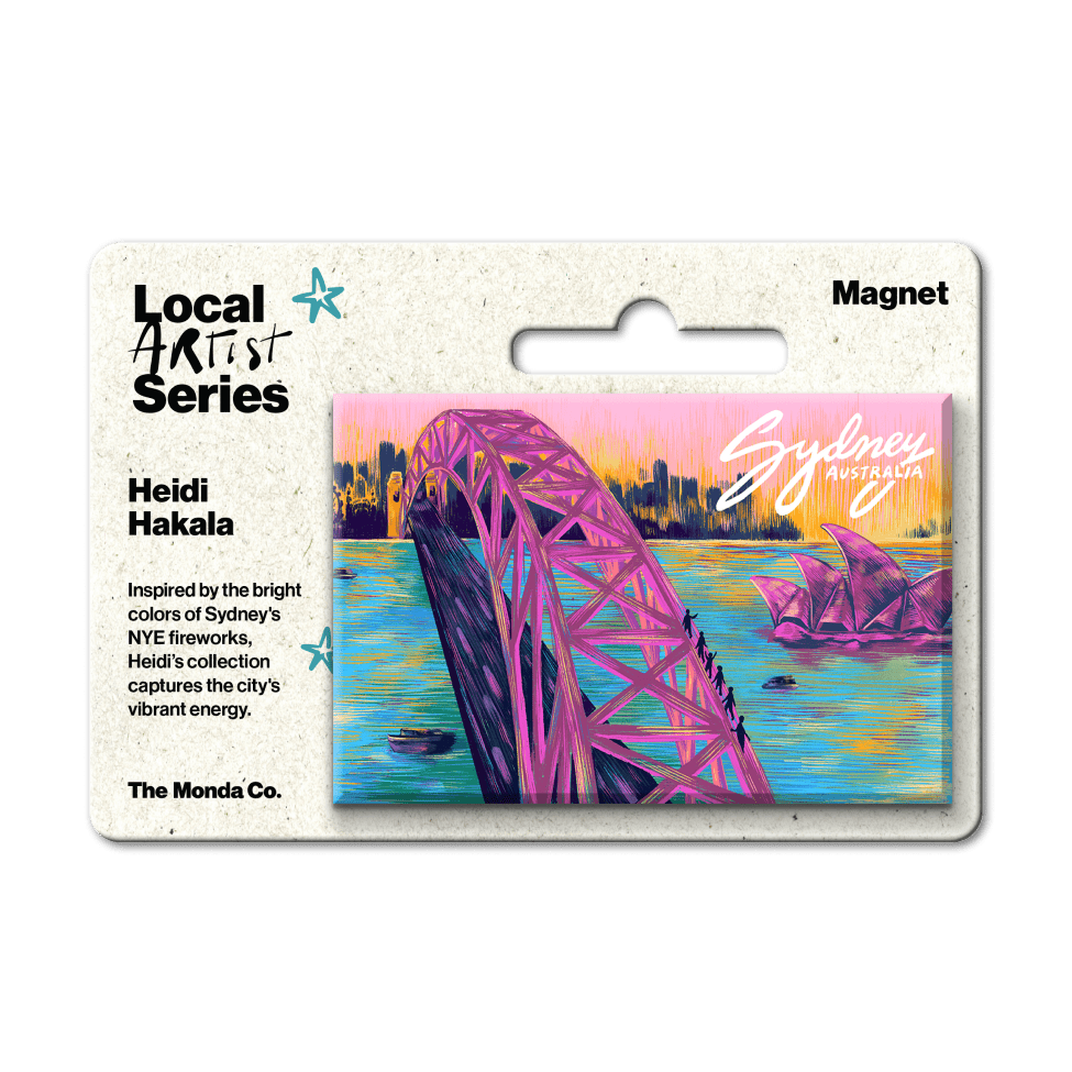 Artist Series Sydney Bridge Painting Tin Magnet