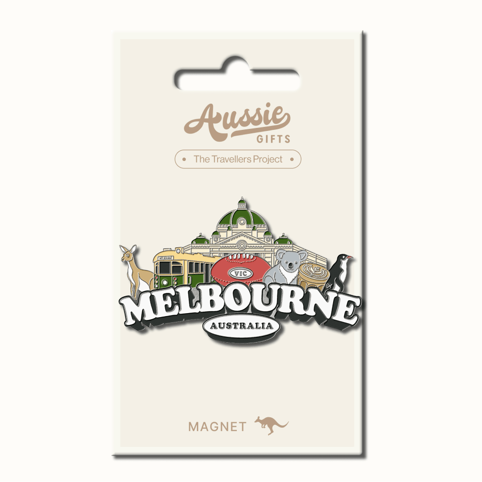 Melbourne Skyline Fridge Magnet