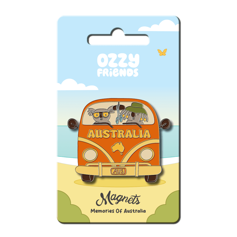 Ozzy Friends Combi Koalas Orange Fridge Magnet