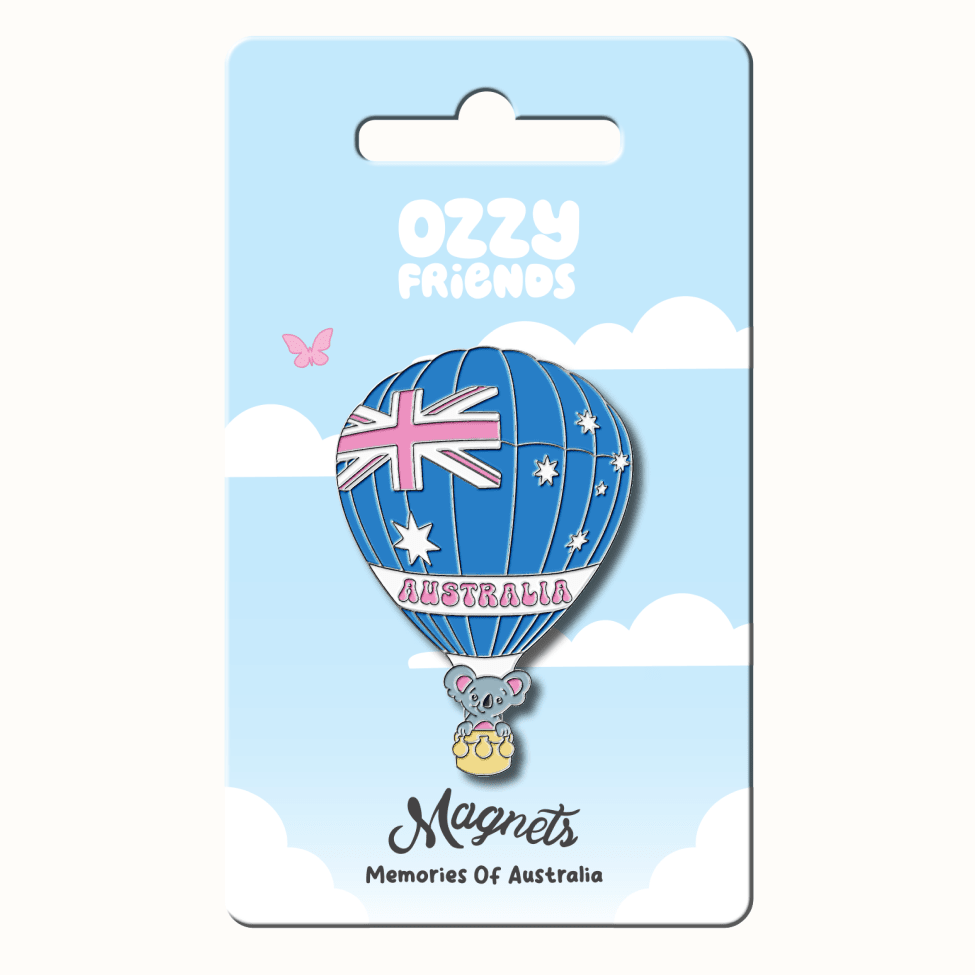 Australia Hot Air Balloon Flag Fridge Magnet