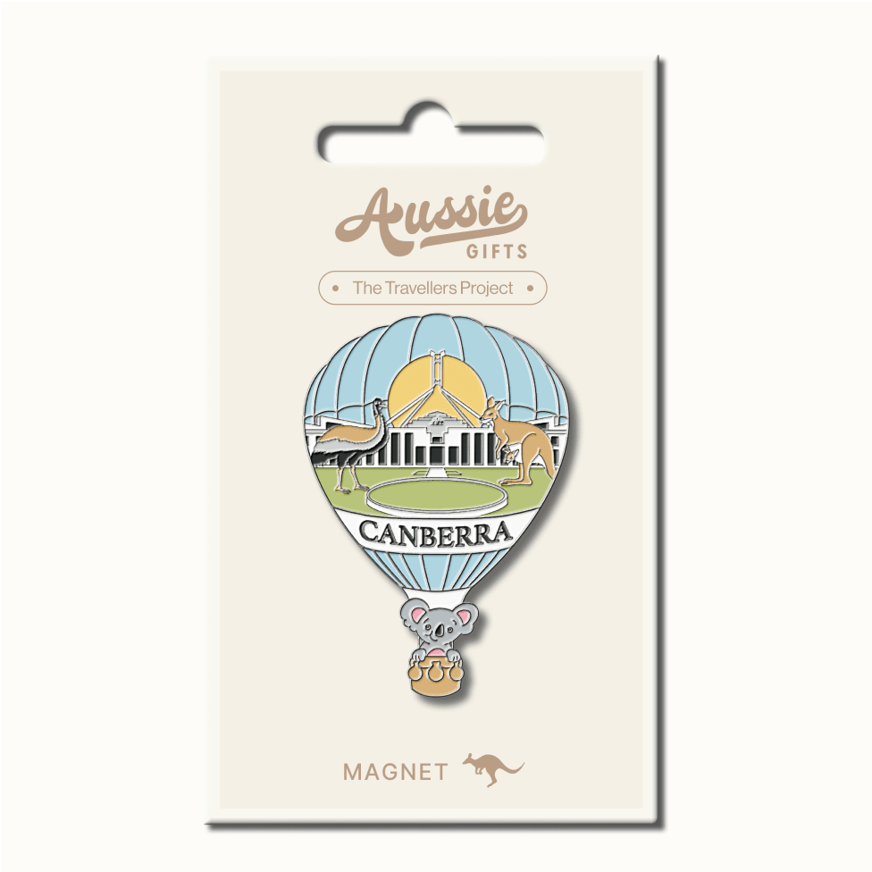 Canberra Hot Air Ballon Emblem Fridge Magnet