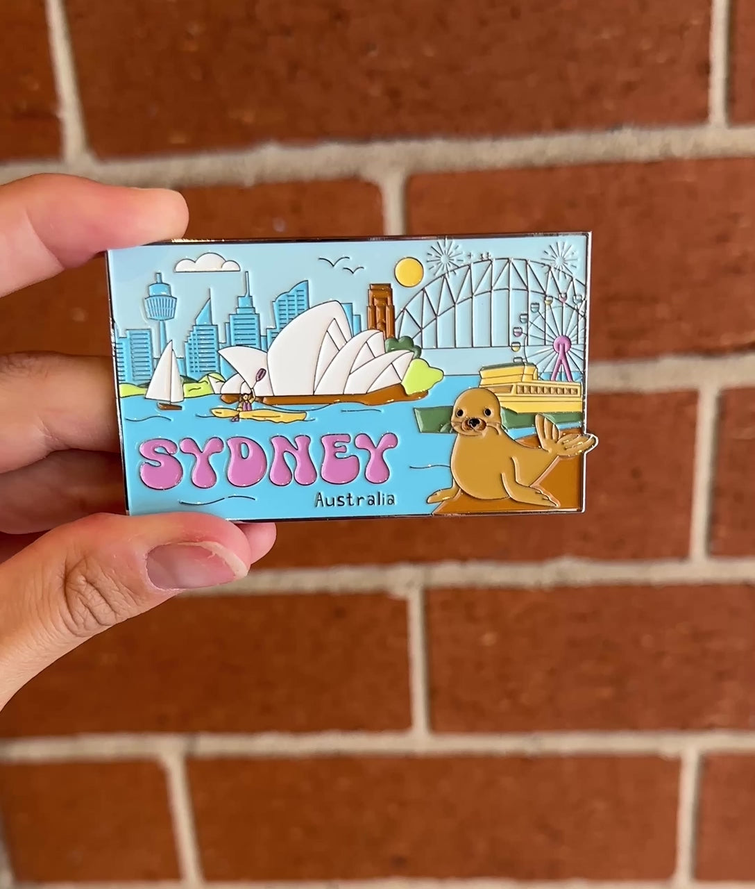 Sydney Skyline Fridge Magnet